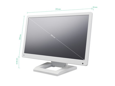 Monitor 15 cali (biały)