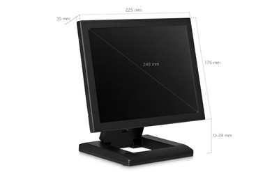 Monitor 10 cali (4:3) metalowy
